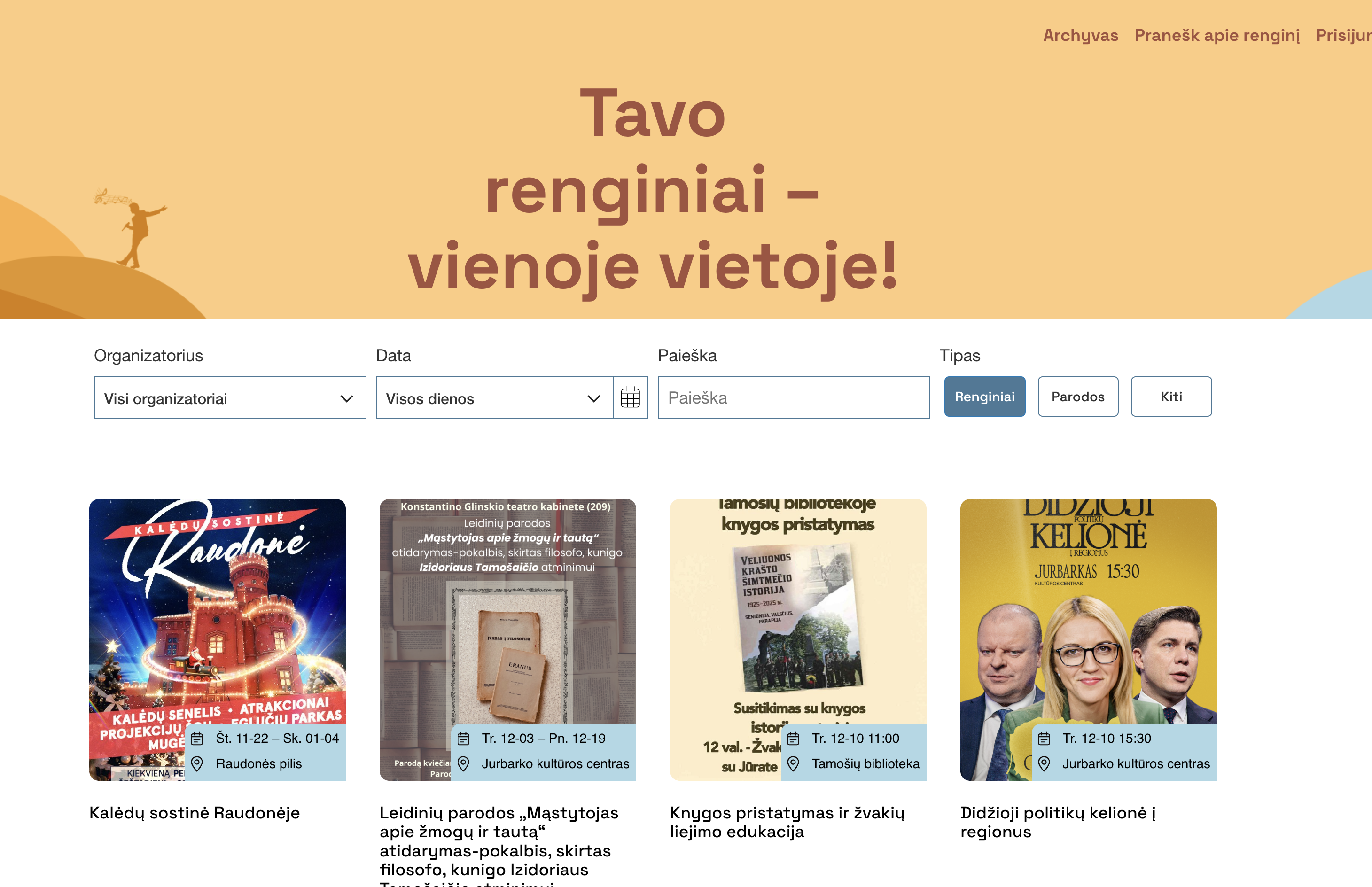 Renginių kalendoriaus vaizdas 1