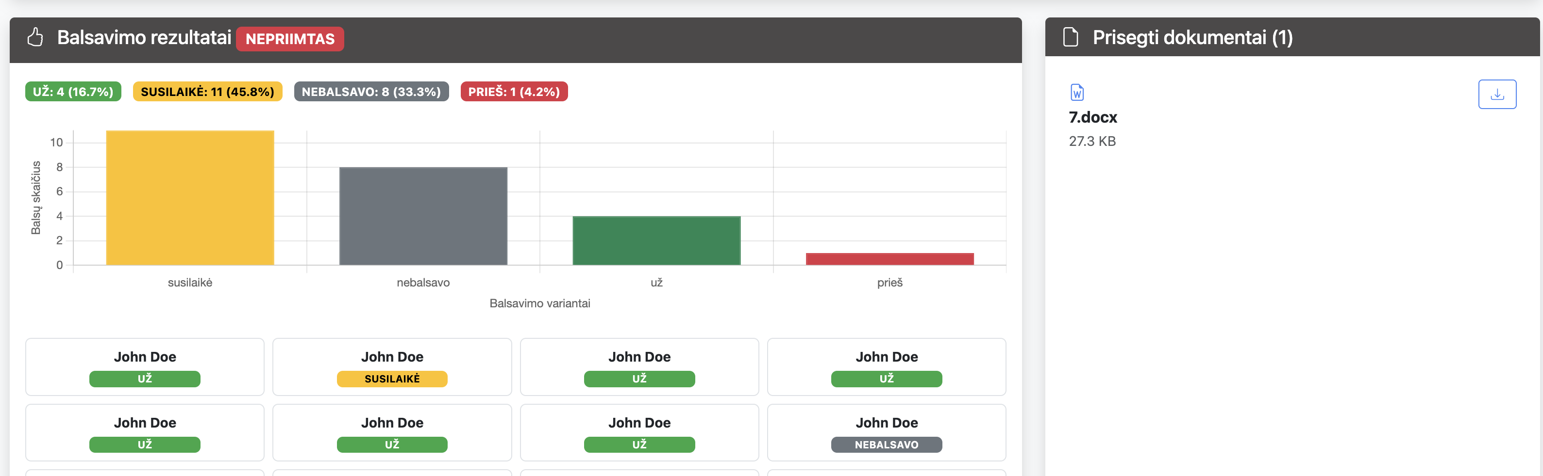 Tarybos posėdžių sistemos vaizdas 3
